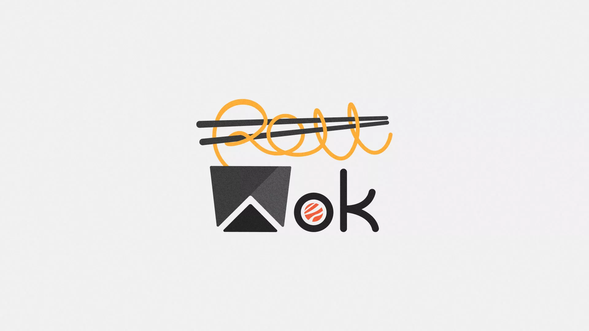 Разработка логотипа в Волхове для суши-бара «Roll Wok Club» Разработка логотипа в Волхове для суши-бара «Roll Wok Club»
